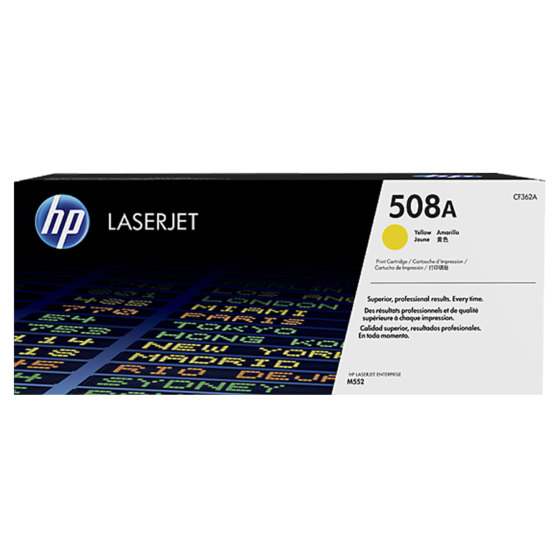 HP 508A Yellow Laserjet Toner Cartridge (CF362A)